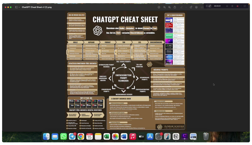Das ChatGPT Sheet