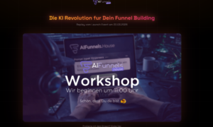 AI Funnels.house, dein perfekter Partner für Struktur, Texte, Hooks usw. im Affiliate-Marketing!